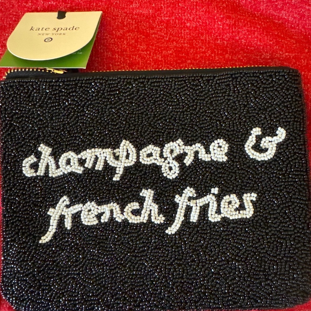 Kate Spade Target X Sold Out champagne and fries bag